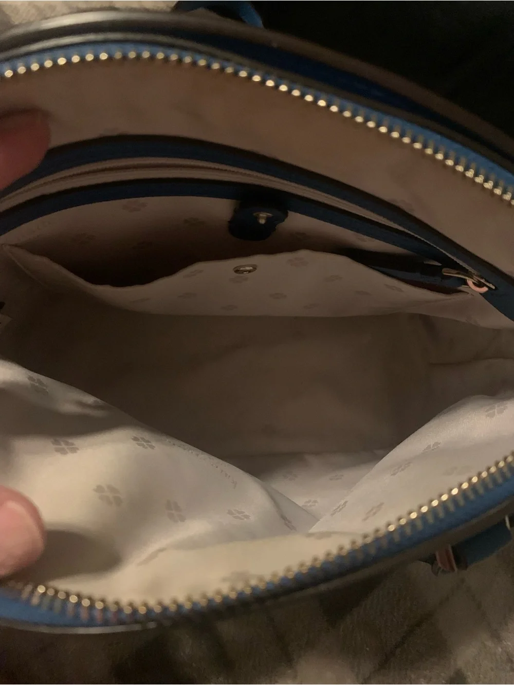 kate spade Blue Dome Crossbody Satchel
